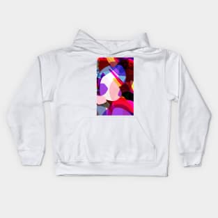 Abstract Hot Tone Color Watercolor Kids Hoodie